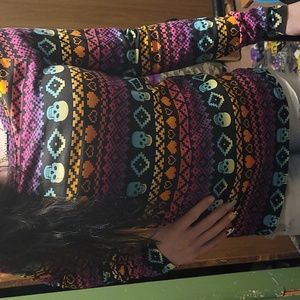 Woman's Halloween Patterend Shirt